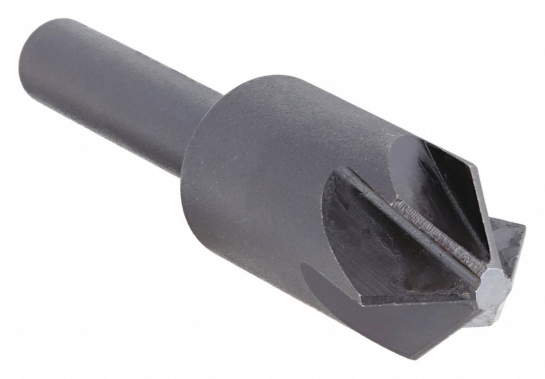 COUNTERSINK, ½ IN BODY DIAMETER, ¼ IN SHANK DIAMETER, BRIGHT/UNCOATED FINISH, 2 IN L