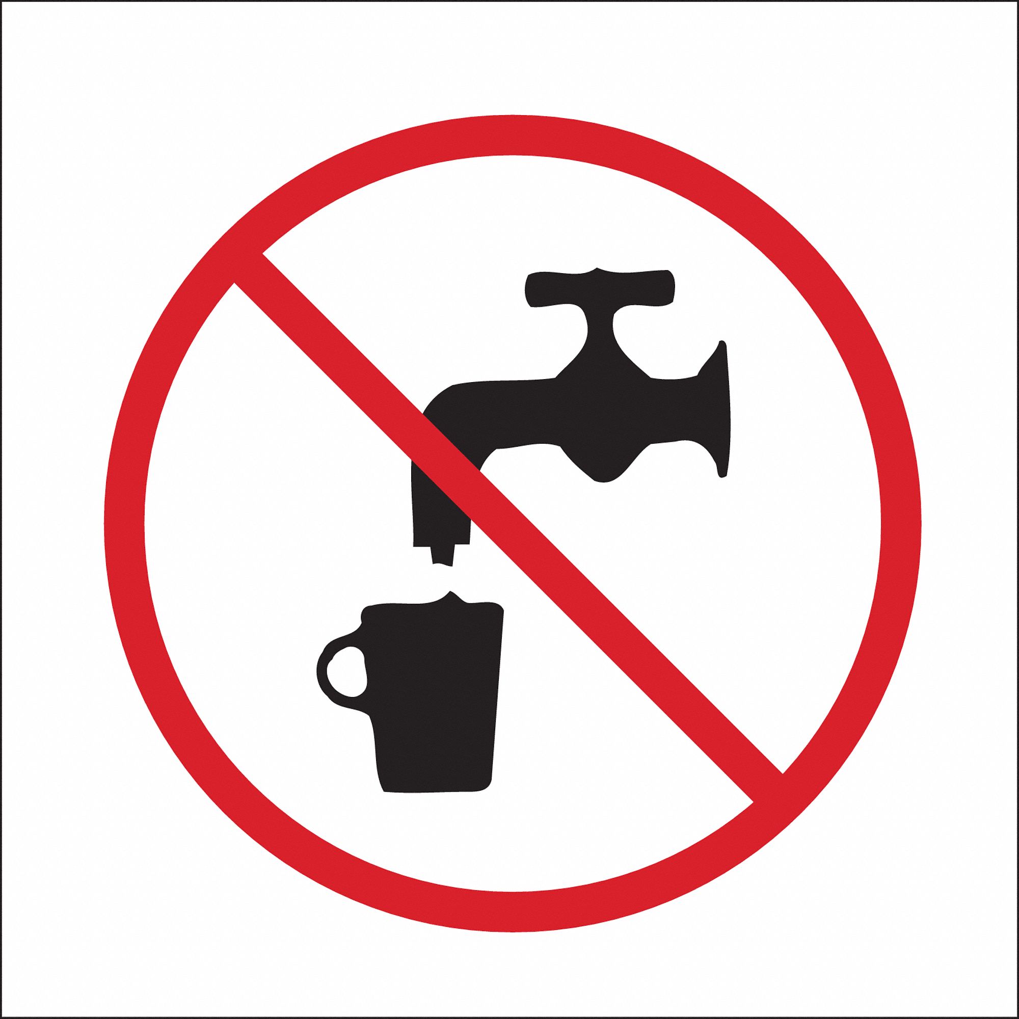 PERSONAL PROTECTION SIGN, POLYESTER, 7 IN WIDTH, 7 IN HEIGHT, WHITE, ADHESIVE SURFACE