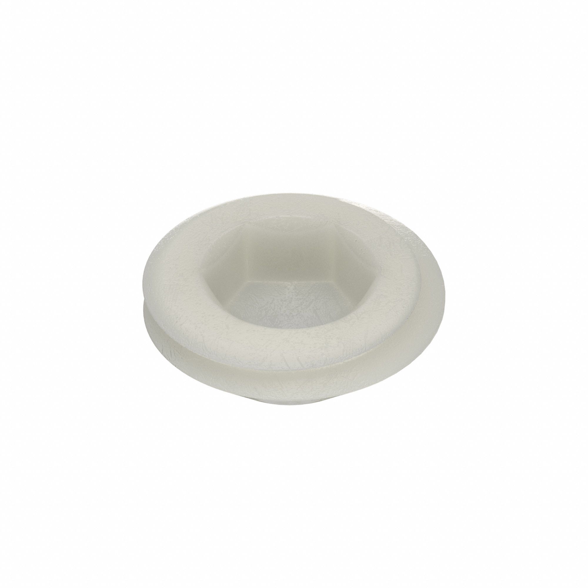 Socket Set Screw: 3/4"-10 Thread Size, 1/4 in Overall Lg, Flat pt, Nylon, Plain, Socket, 5 PK