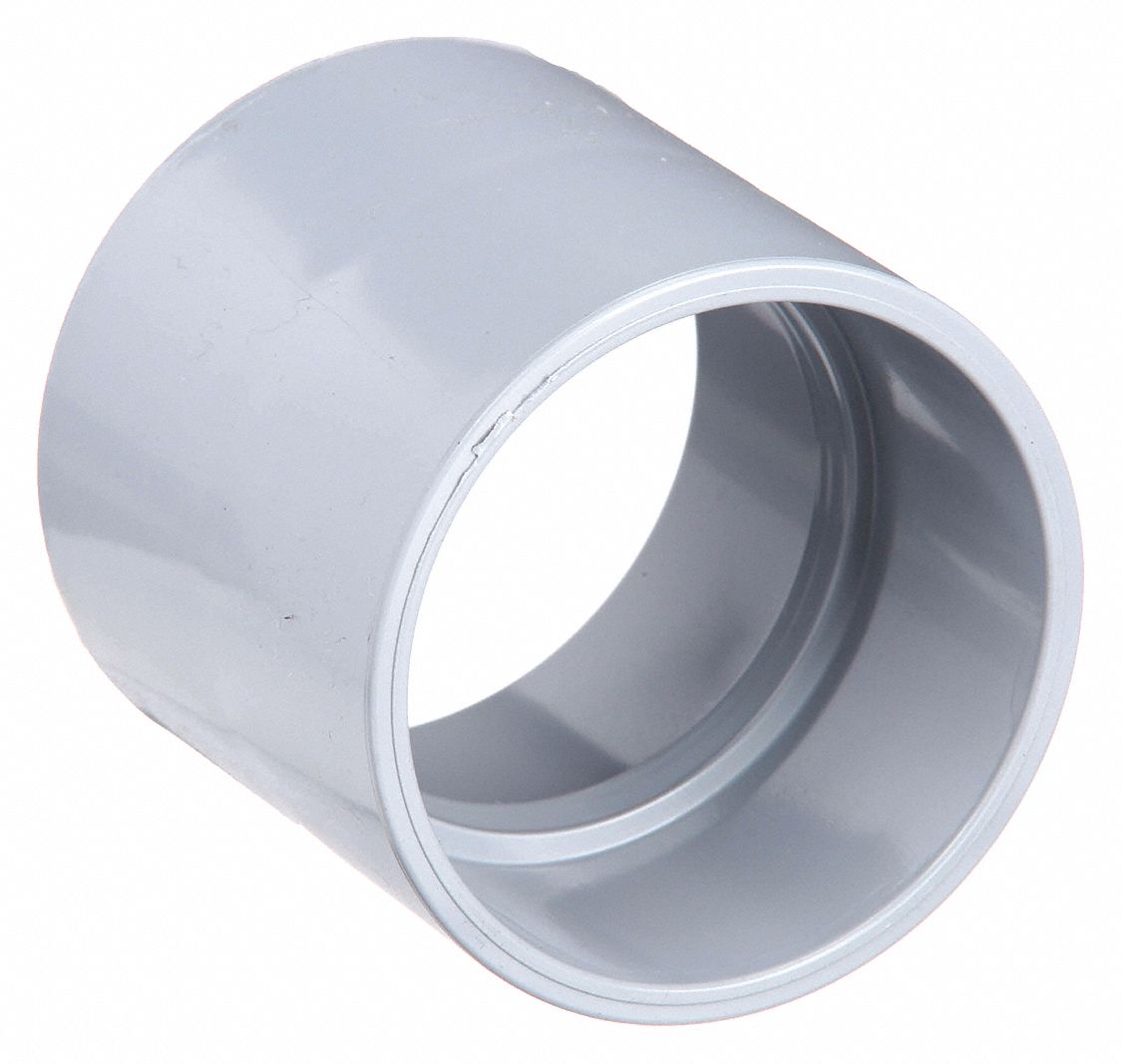 PVC, 4 in Trade Size, Conduit Coupling 4FXZ26141632 Grainger