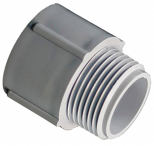 Pvc 34 In Trade Size Threaded Conduit Adapter 4fyc45140104 Grainger 