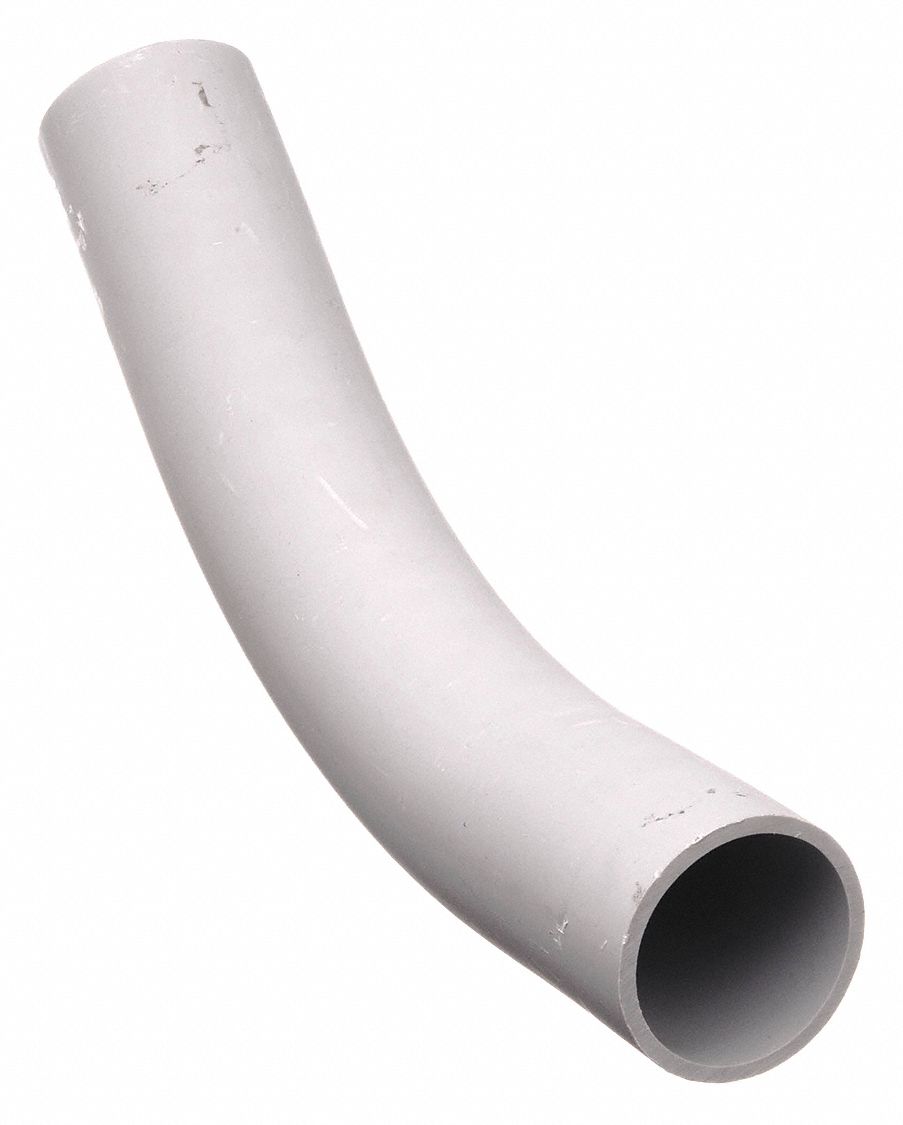 Conduit Elbow, 45 Degrees: 40 Schedule, 2 1/2 in Trade Size, 8 1/4 in Overall Lg