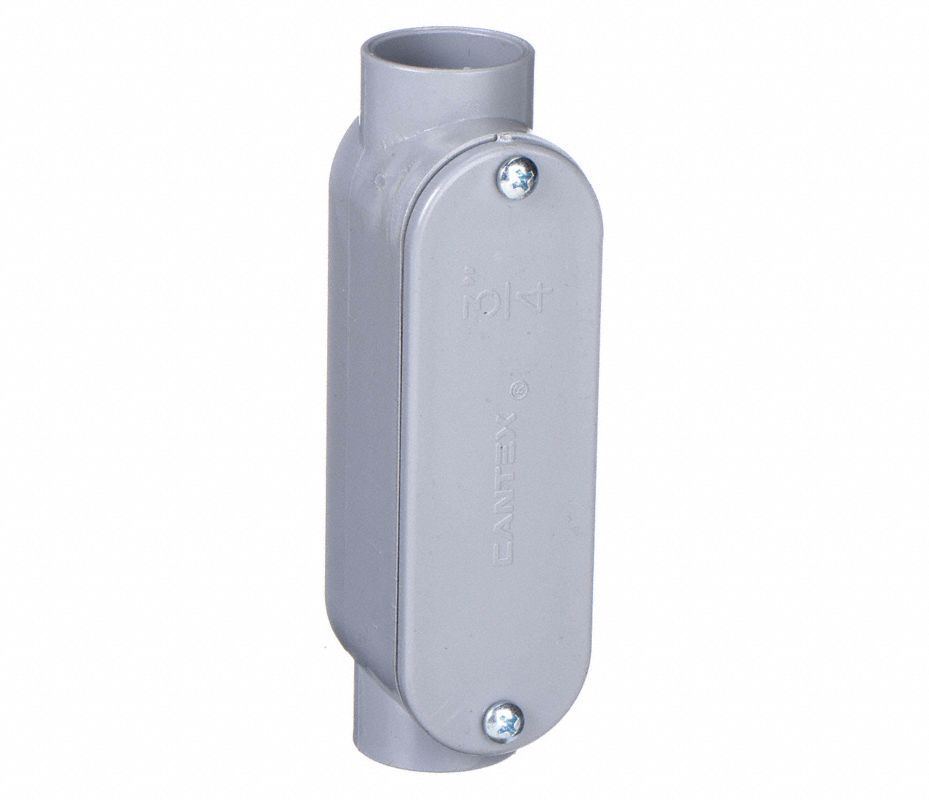 CANTEX Cuerpo d/Cond.,Cuerpo C,Cubo 3pulg.,PVC - 4FYR3 | 5133107 ...