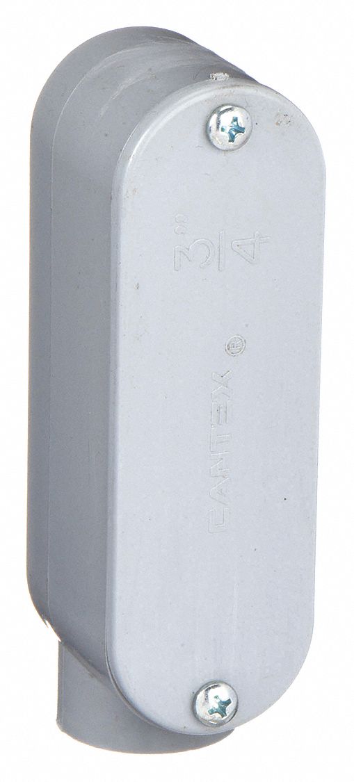 Conduit Outlet Body: E Body, 1 1/2 in Hub Size, 36.5 cu in Body Capacity, PVC, Gasket/Lid/Screws