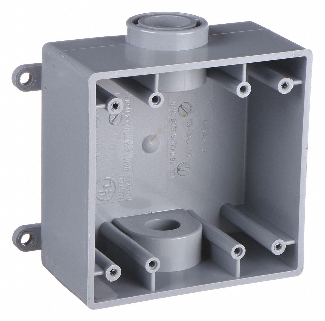 CANTEX, PVC, Rectangular, Electrical Box - 4FYX1|5133370 - Grainger