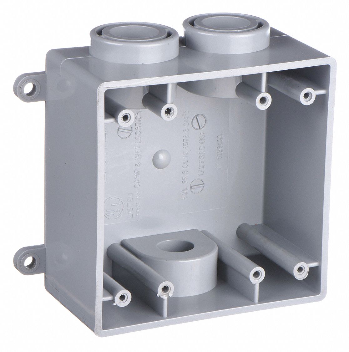 CANTEX, PVC, Rectangular, Electrical Box - 4FYY4|5133400