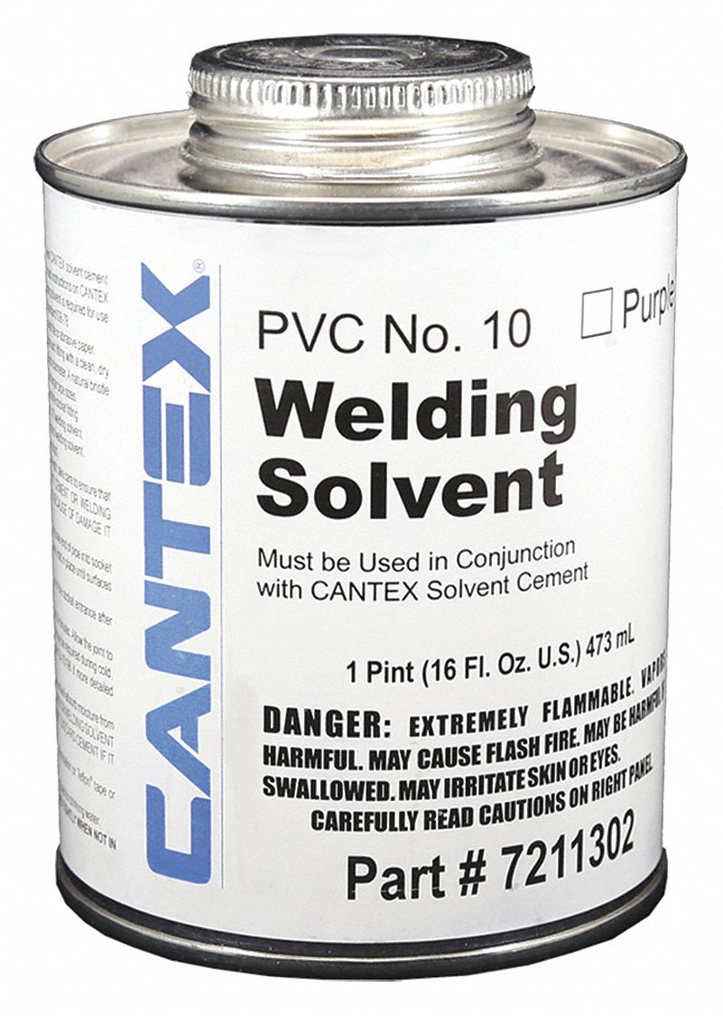 Cantex Purple Primer Cleaner Low Voc Size 16 Oz For Use With Pvc Conduit Pvc Fittings 4fyz8 Grainger