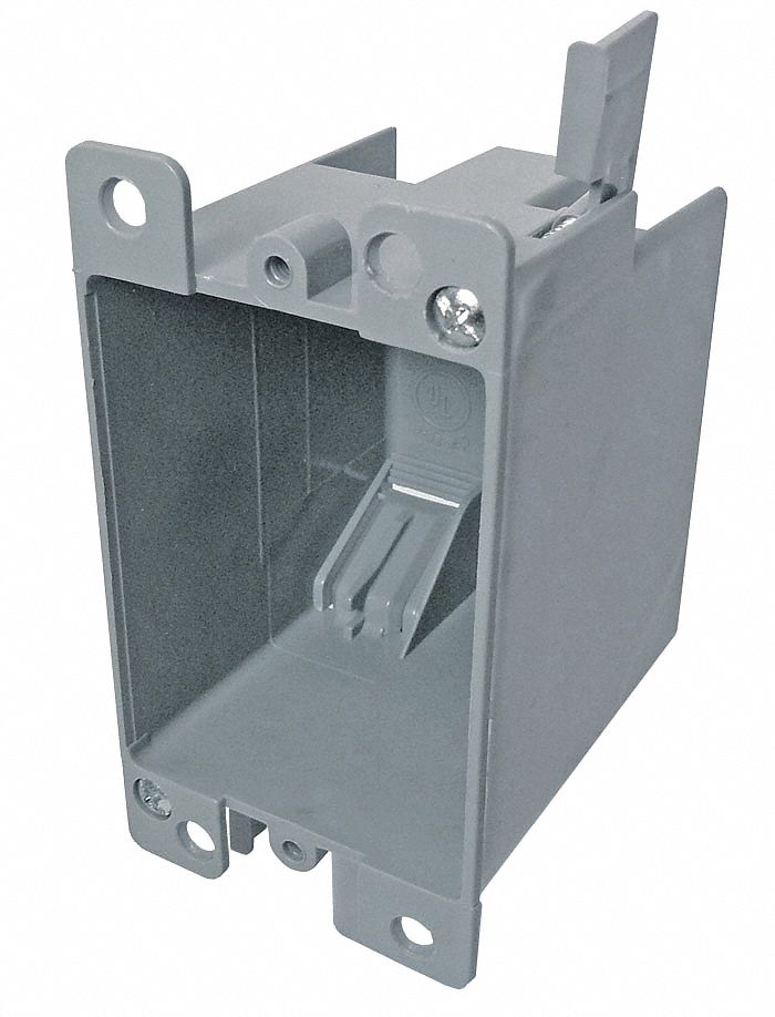 CANTEX EZ14SOR Electrical Box,1 Gang,14 cu. in.,PVC 4FZD2