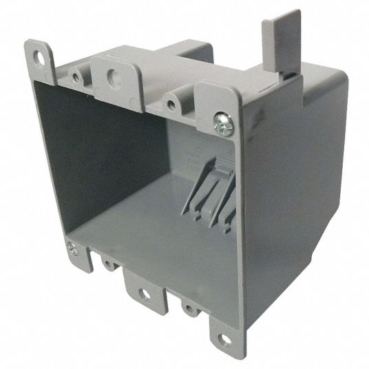 CANTEX Electrical Box: PVC, 2 7/8 in Nominal Dp, 4 in Nominal Wd, 3 in ...