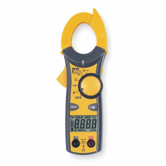 IDEAL Digital Clamp On Ammeter, 1.3 in (33 mm) Jaw Capacity, CAT III ...