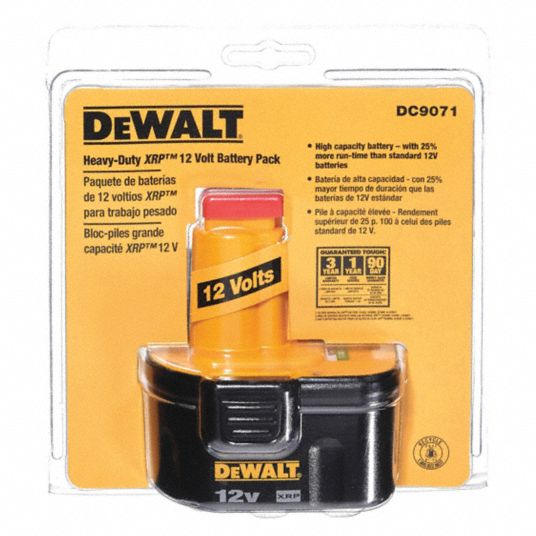 DEWALT®, 12V XRP, Battery 4GA68DC9071 Grainger