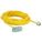 LIGHTED EXTENSION CORD, 50 FT, 12 AWG WIRE SIZE, 12/3, SJTOW, NEMA 5-15P, YELLOW