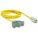 LIGHTED EXTENSION CORD, 10 FT, 14 AWG WIRE SIZE, 14/3, SJTOW, NEMA 5-15P, YELLOW