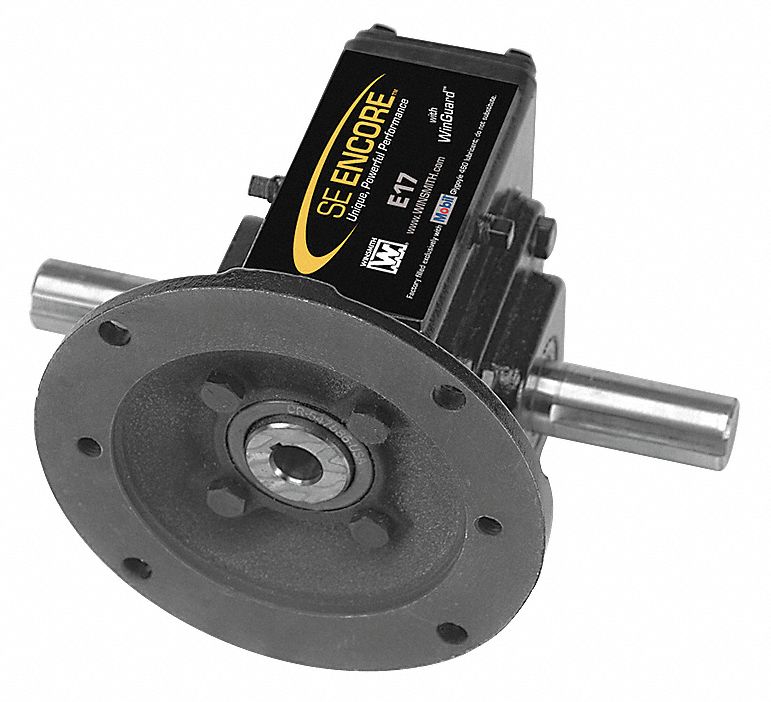 WINSMITH Speed Reducer: 60:1, 29 RPM, 2 hp Input Max, 3573 in-lb Output  Max, Hollow, 140TC