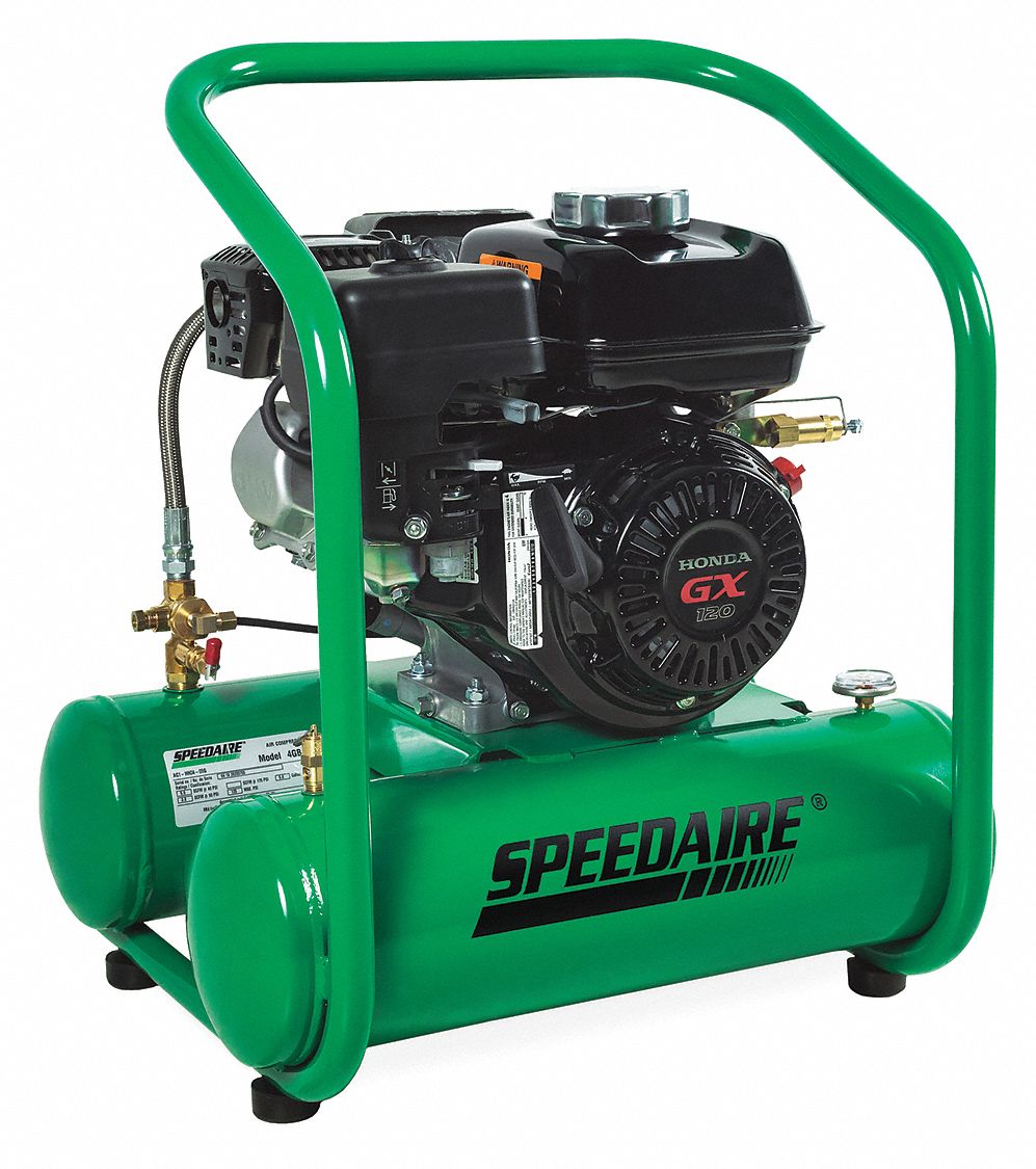 SPEEDAIRE 1 Stage 4 hp Engine Portable Gas Air Compressor