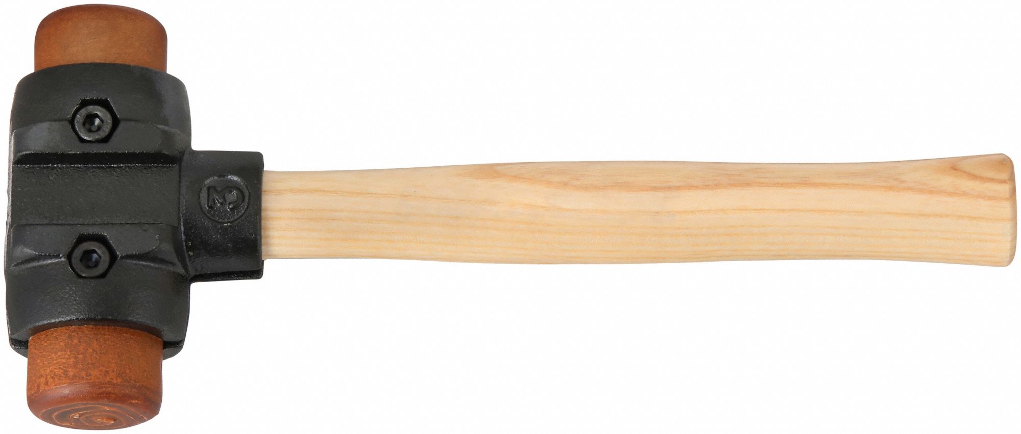 3 Inch Rawhide Mallet With Wooden Handle-13 Inches Long Overall