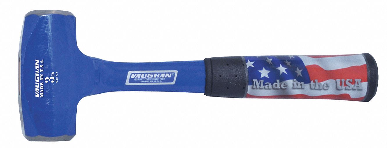 VAUGHAN Hand Drilling Hammer, Steel, 3 Lb 4GB53RHD3 Grainger