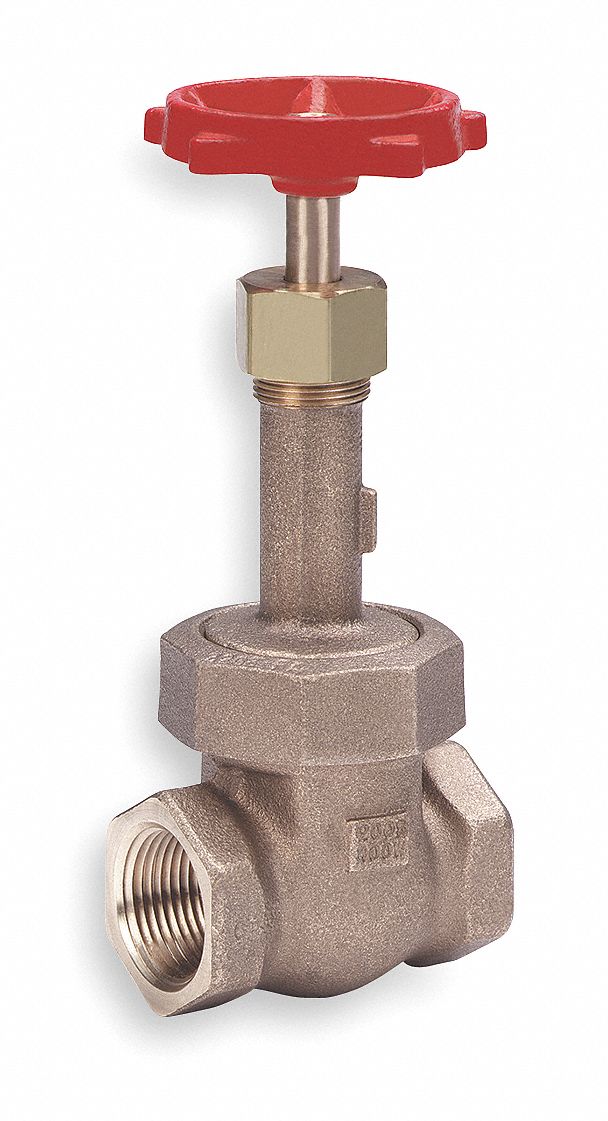 MILWAUKEE VALVE Gate Valve, Valve Class Class 200, Bronze, FNPT