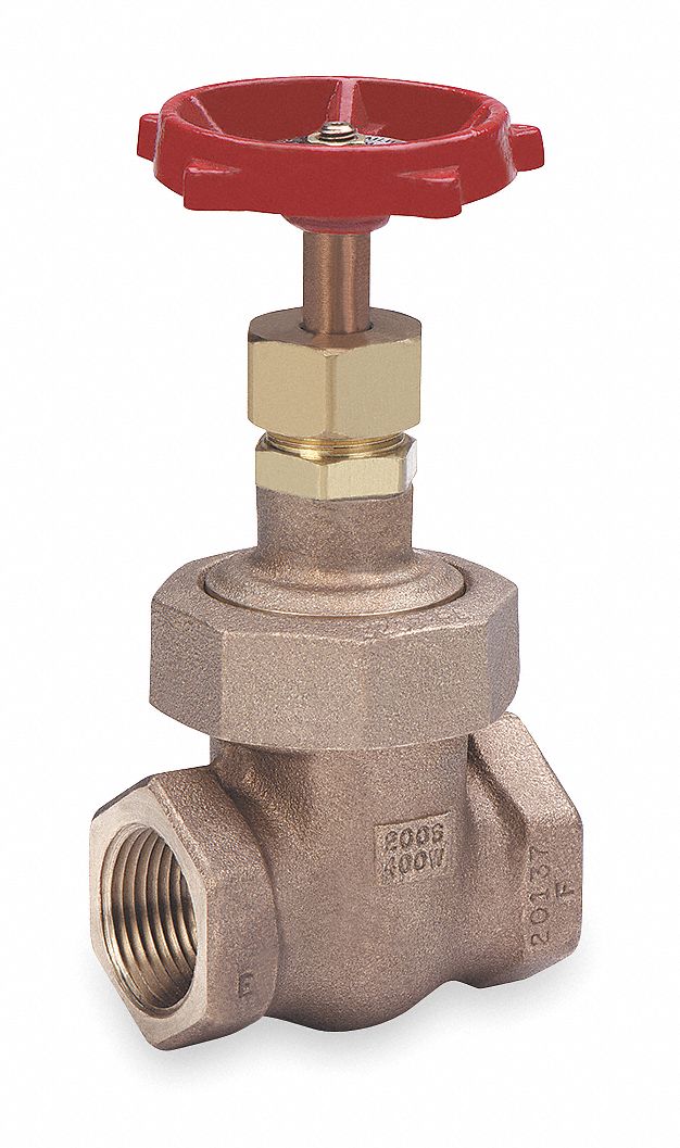 MILWAUKEE VALVE Gate Valve, Valve Class Class 200, Bronze, FNPT