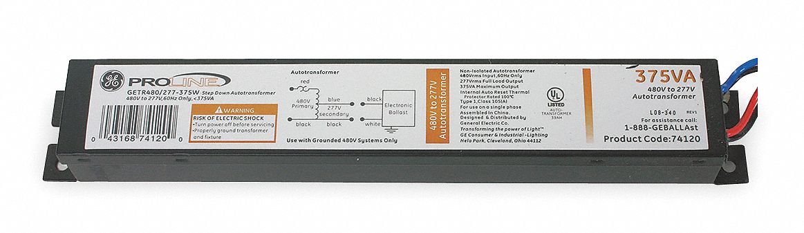 Autotransformer 480/277V 375VA