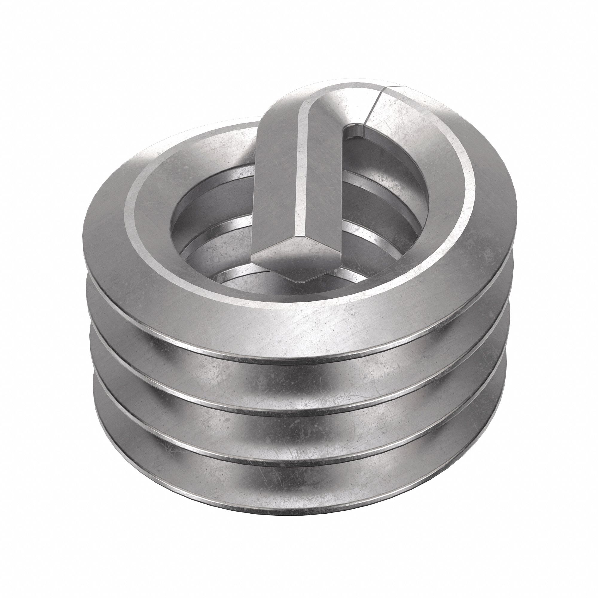 Helical Insert: Tanged Tang Style, Screw-Locking, 1/4"-20 Thread Size, 100 PK
