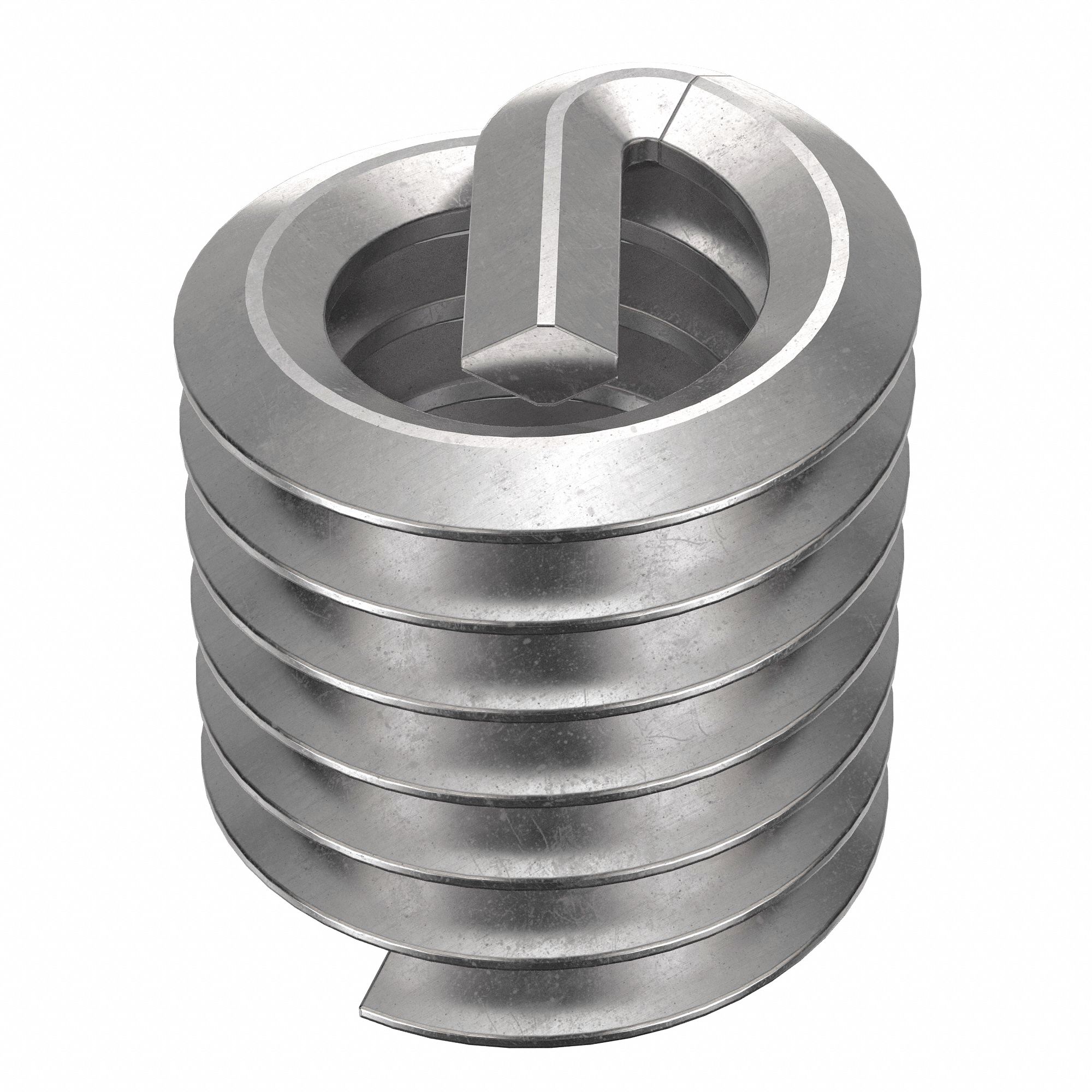 Helical Insert: Tanged Tang Style, Screw-Locking, 1/4"-20 Thread Size, 100 PK