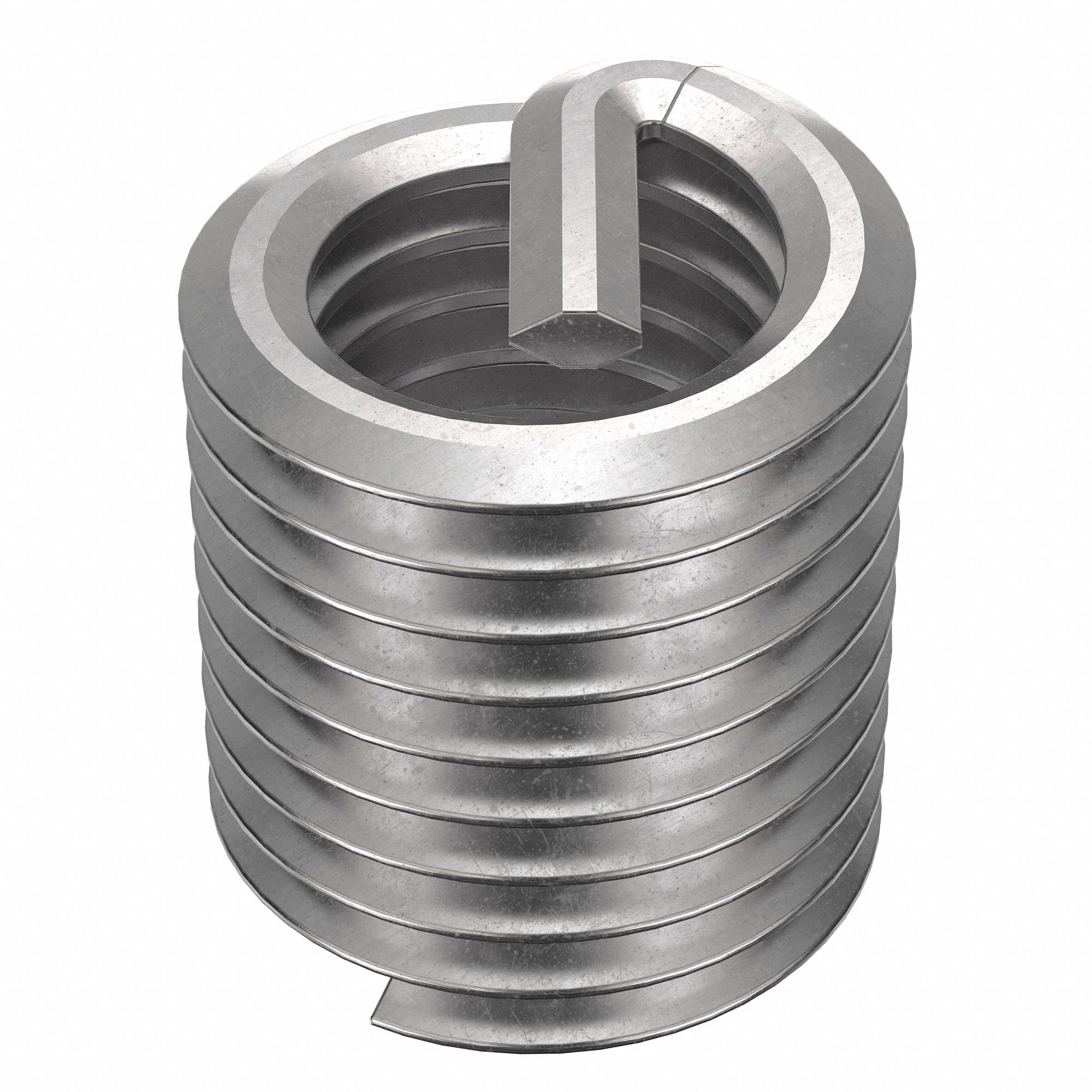 Helical Insert: Tanged Tang Style, Screw-Locking, 1/4"-28 Thread Size, 100 PK