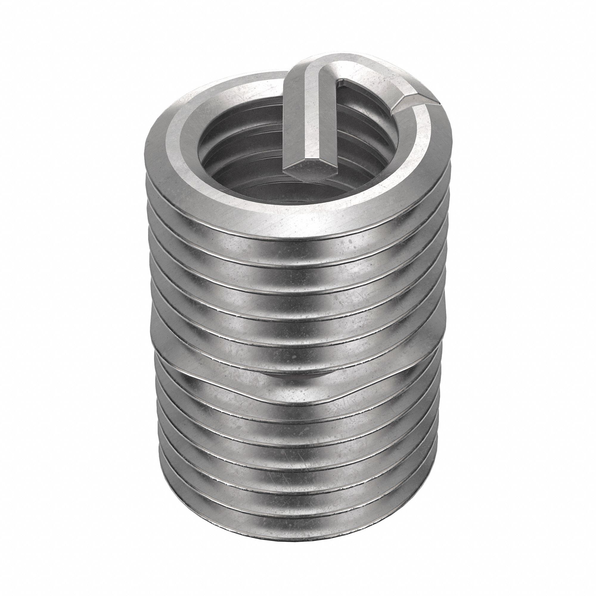 Helical Insert: Tanged Tang Style, Screw-Locking, 1/4"-28 Thread Size, 100 PK