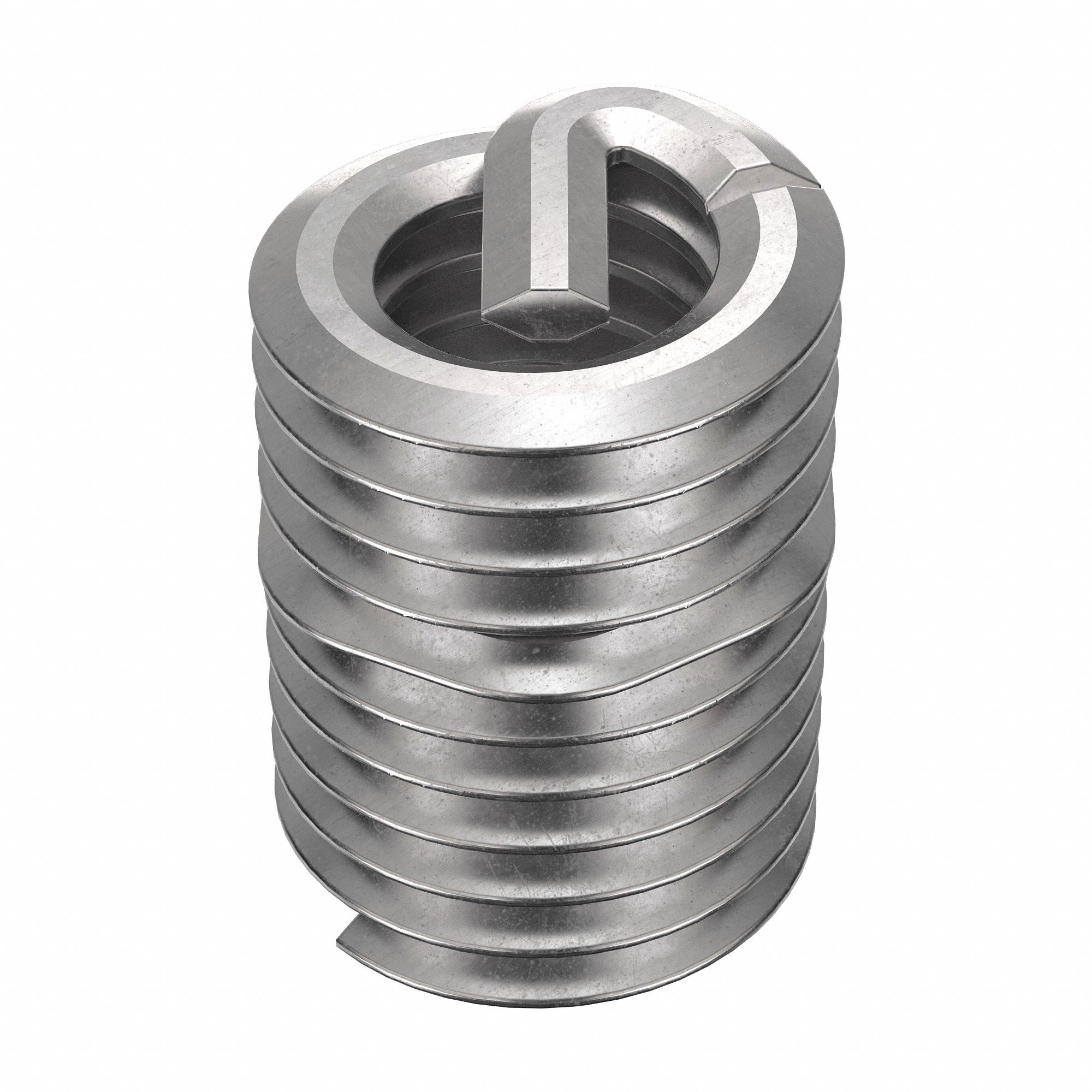 Helical Insert: Tanged Tang Style, Screw-Locking, M4-0.70 Thread Size, 100 PK