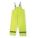 MEN'S YLW/GRN HI-VIS RAIN BIB OVERALL, 3XL, SNAPS, POLYESTER/PVC, WELDED SEAMS, 0.35 MM