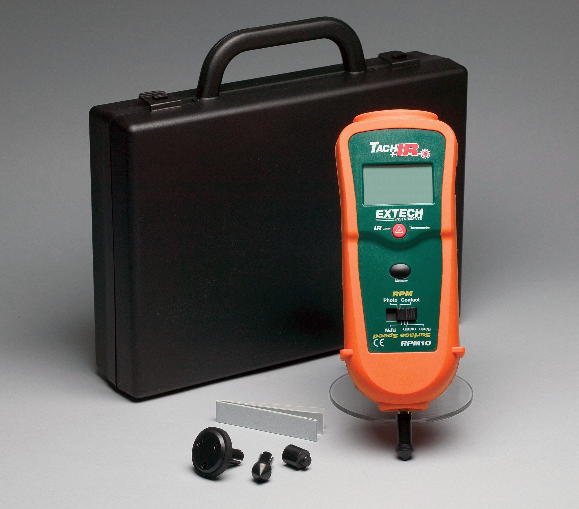 EXTECH Tachometer, 0.5 to 20, 000 rpm 4GE84RPM10 Grainger