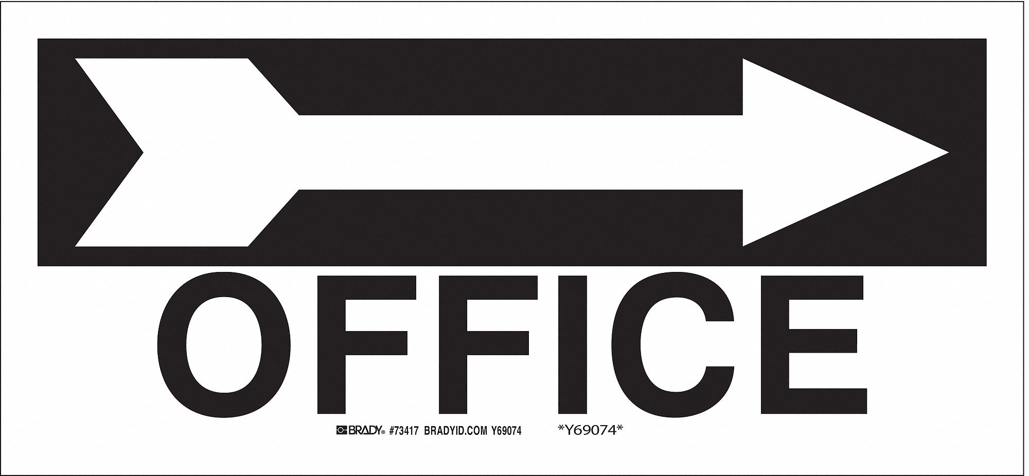 SIGNE FLECHE/DIR N/H 6 1/2 X 14