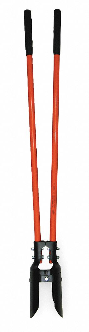 POST HOLE DIGGER,4FT L,NONCONDUCTIVE