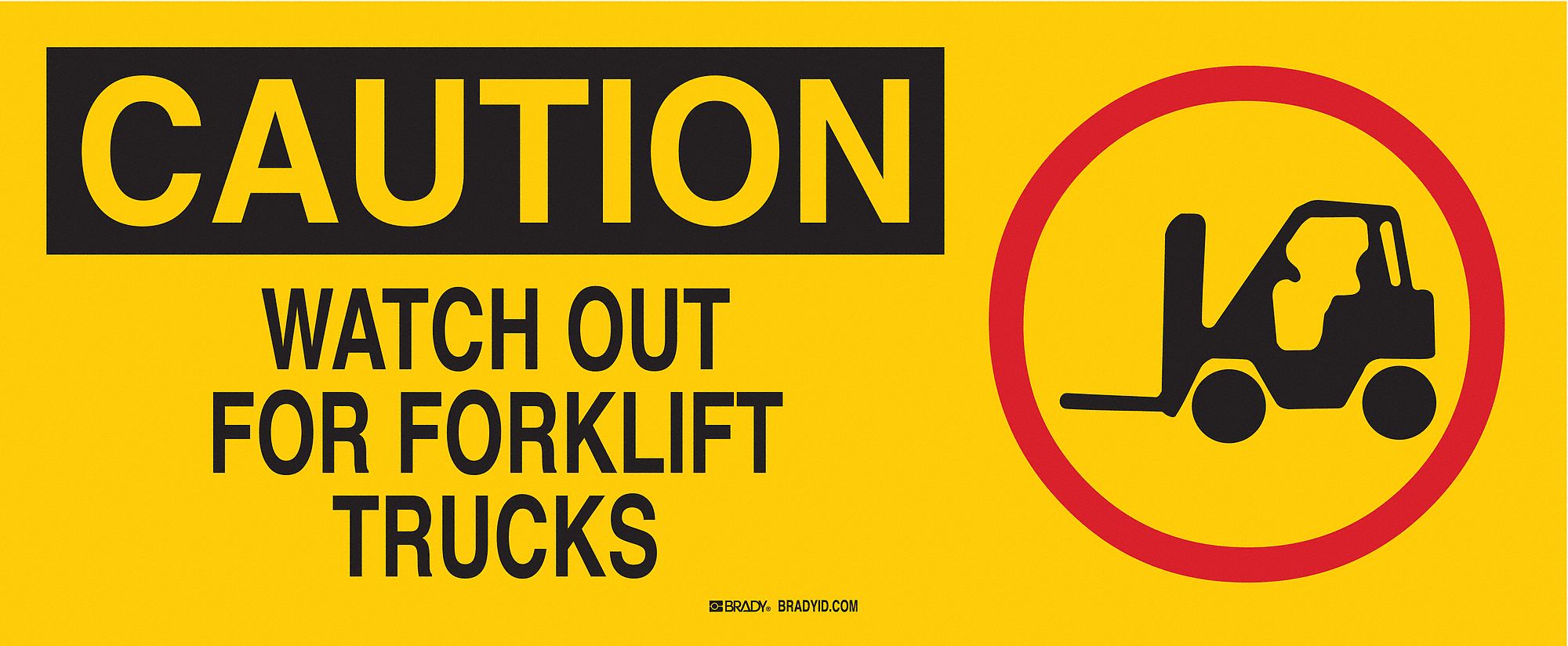 CAUTION SIGN, NOT RETROREFLECTIVE, 0.098 IN THICK