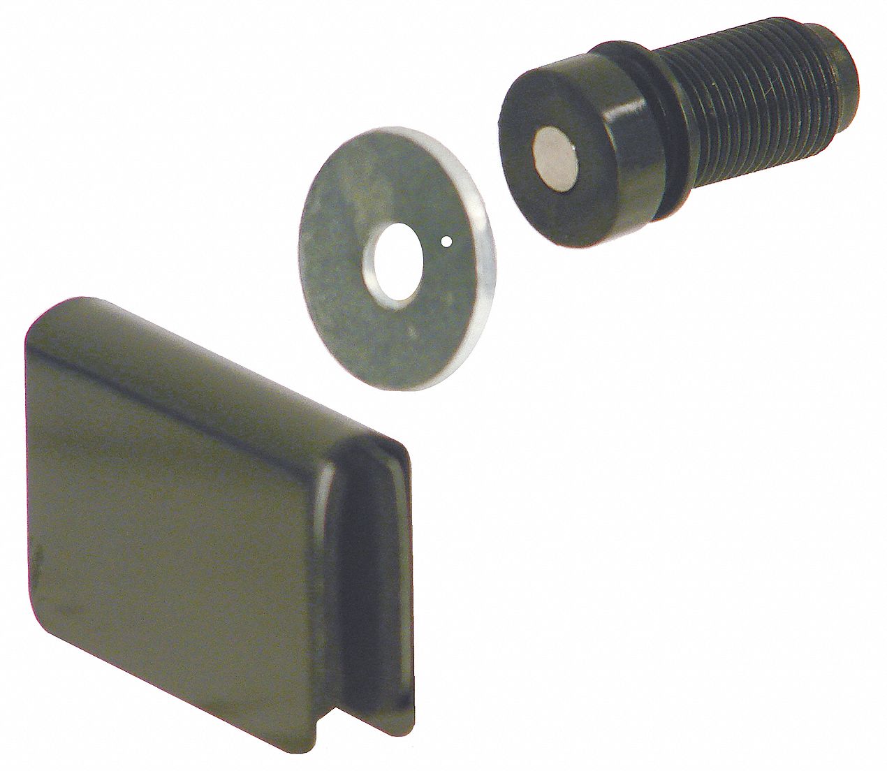 Magnetic Non Locking Glass Door Magnetic Catch 13 32 Black Plastic