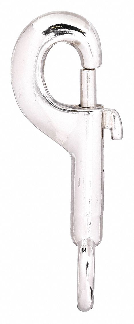 Slide Bolt Snap: 1 Snaps, Slide Bolt, Zinc, 7/16 in Opening Size