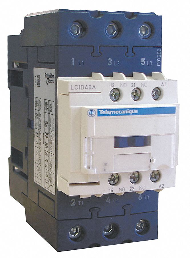 SCHNEIDER ELECTRIC Contactor Magnético 220VCA, Polos: 3, Amperaje de ...
