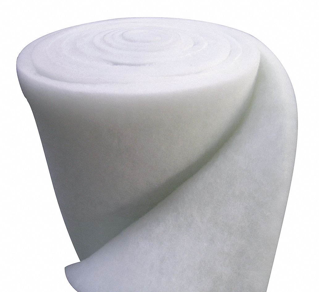 Global Finishing Solutions Air Filter Roll 30 Ft Nominal Width 50 In Nominal Height Polyester 1529