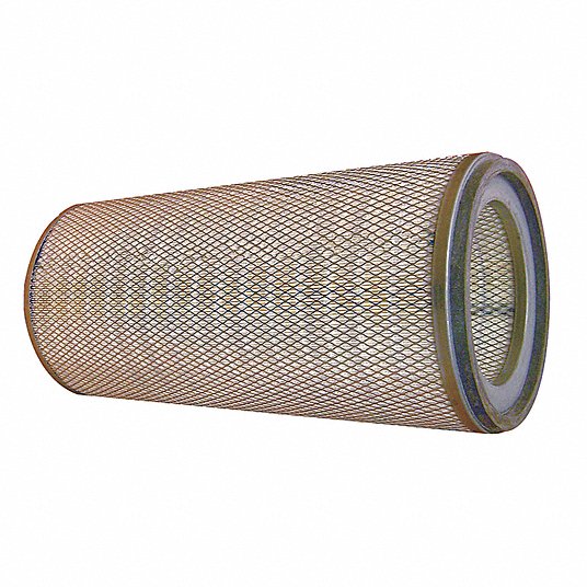 Paint Collector Filter Cartridge: 26 in Overall Ht, 12 3/4 in Overall Wd