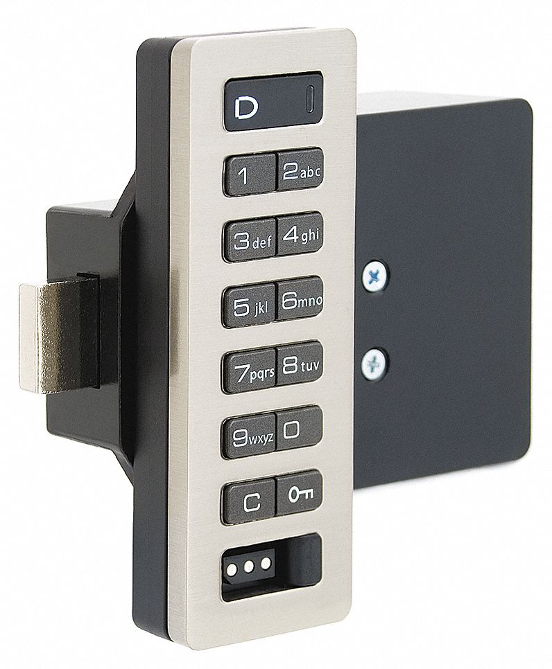 DIGILOCK, Lockers, Keypad or Coded Key Fob, Electronic Keyless Lock