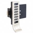 Metal,  Electronic Keyless Lock,  Keypad or Coded Key Fob,  Finish Brushed Nickel