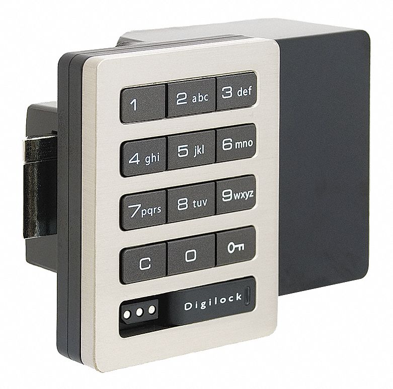 DIGILOCK, Lockers, Keypad or Coded Key Fob, Electronic Keyless Lock