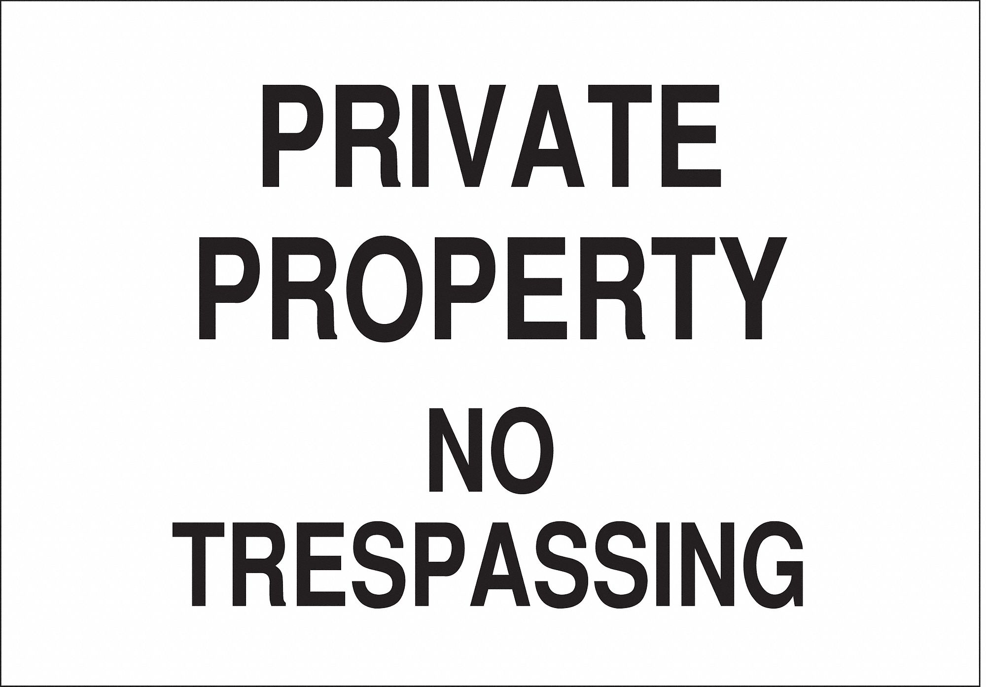 ADMITTANCE SIGN, FIBREGLASS, MOUNTING HOLES, NOT RETROREFLECTIVE, 0.098 IN THICK, 20 X 14 IN