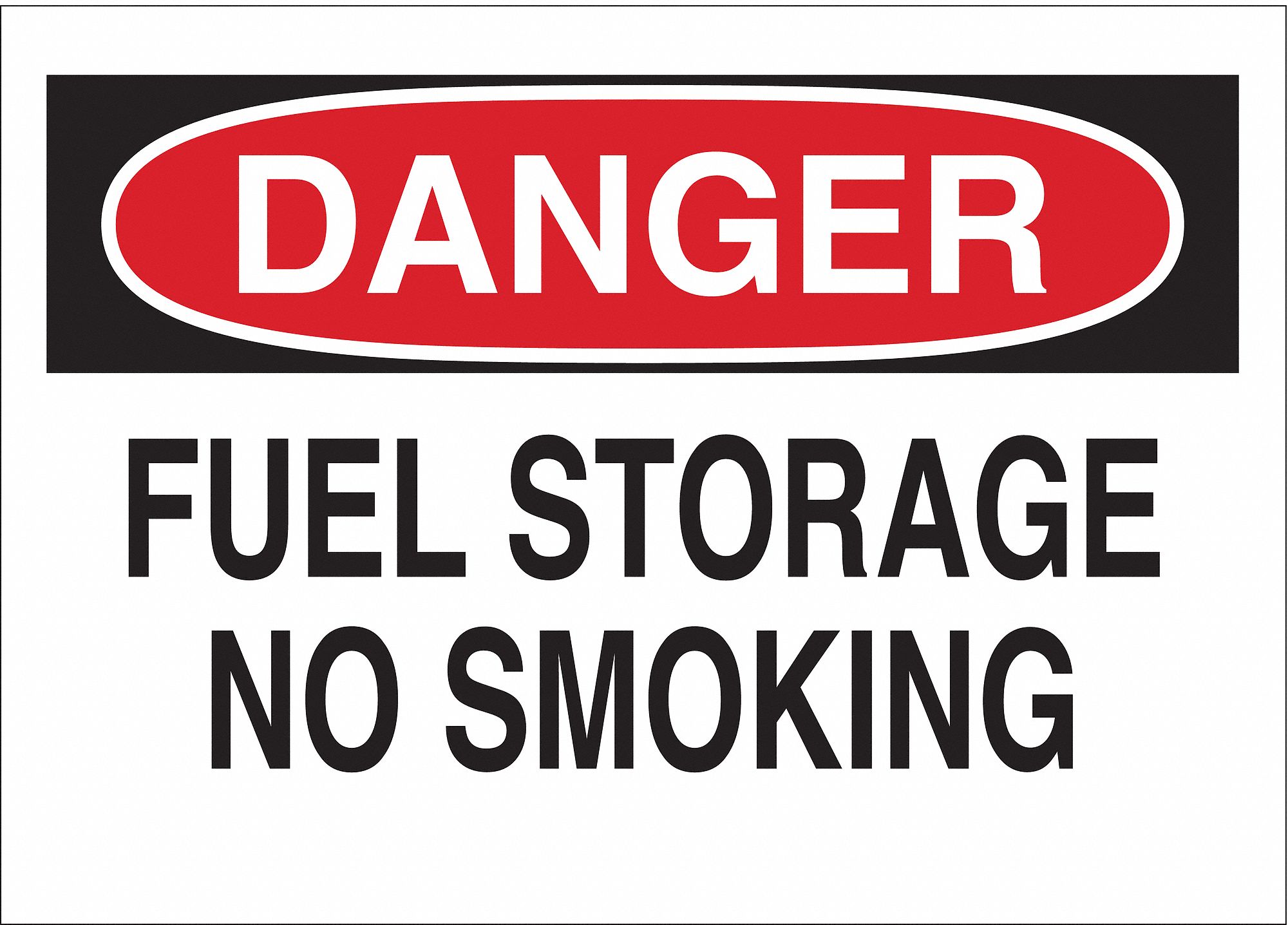NO SMOKING SIGN, DANGER HEADER, POLYESTER, 10 IN X 14 IN, ADHESIVE SURFACE, NOT RETROREFLECTIVE