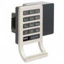 Metal,  Electronic Keyless Lock,  Keypad or Coded Key Fob,  Finish Brushed Nickel