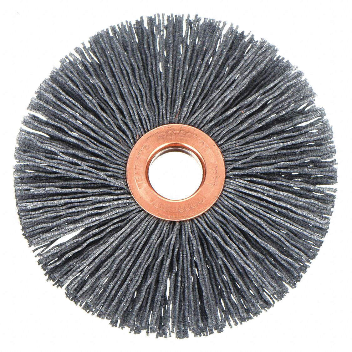 WIRE WHEEL BRUSH,ARBOR,2 IN.,7/16 IN. W