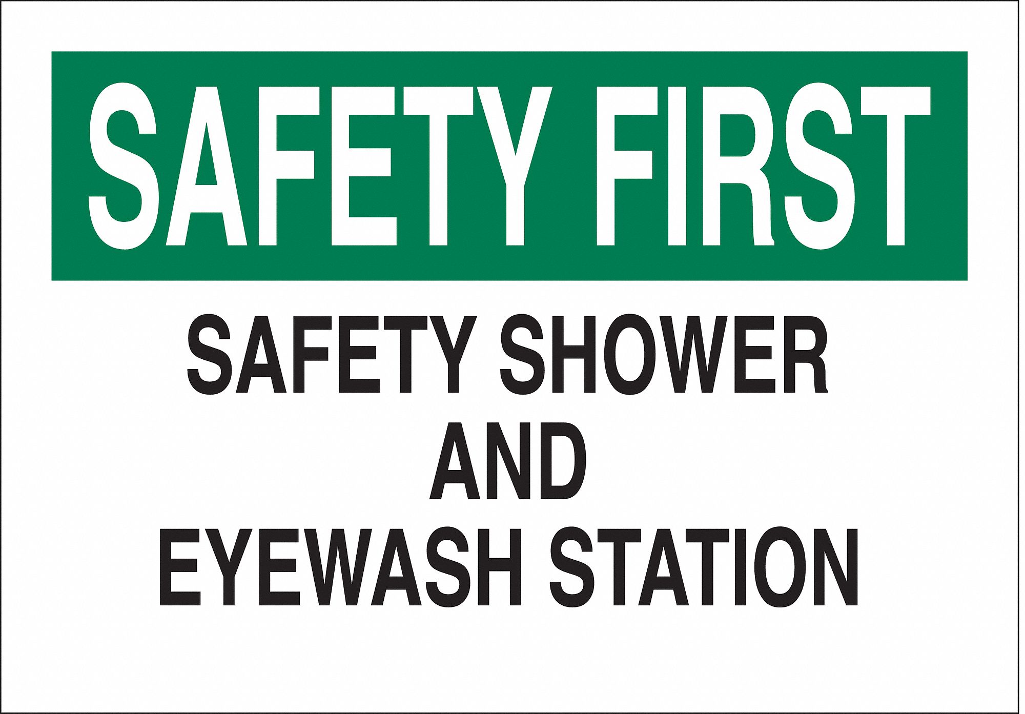 brady-safety-shower-sign-7-x-10in-blk-grn-wht-6fl69-85337-grainger