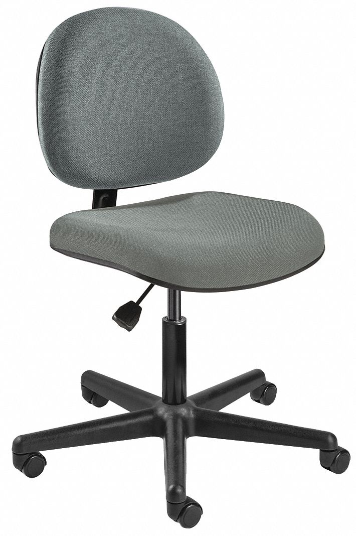 BEVCO, Gray, Fabric, Task Chair 4GJK1V4007HCGY Grainger