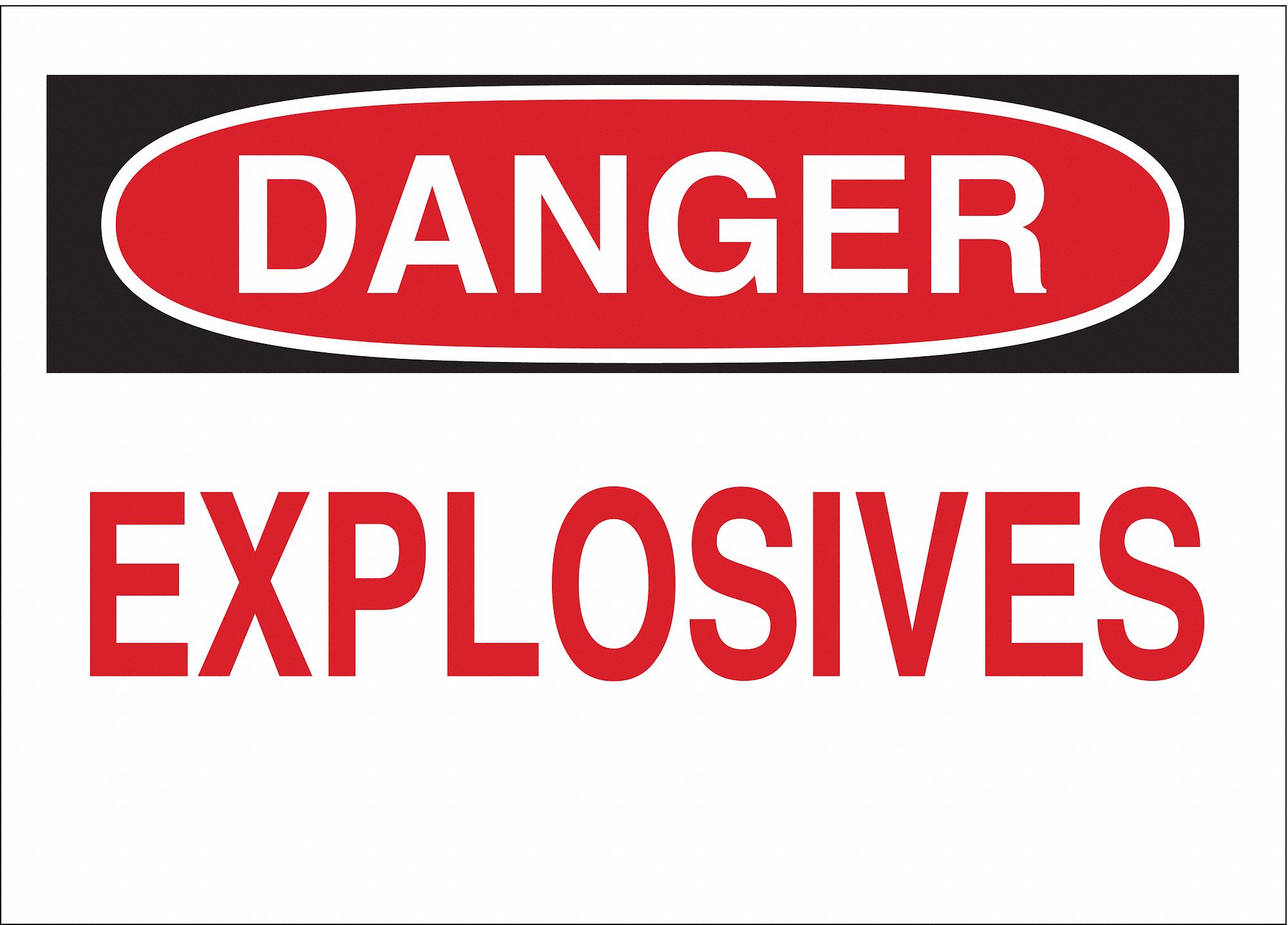 AFF.DANGER,10X14PO,RG/NR/BLC