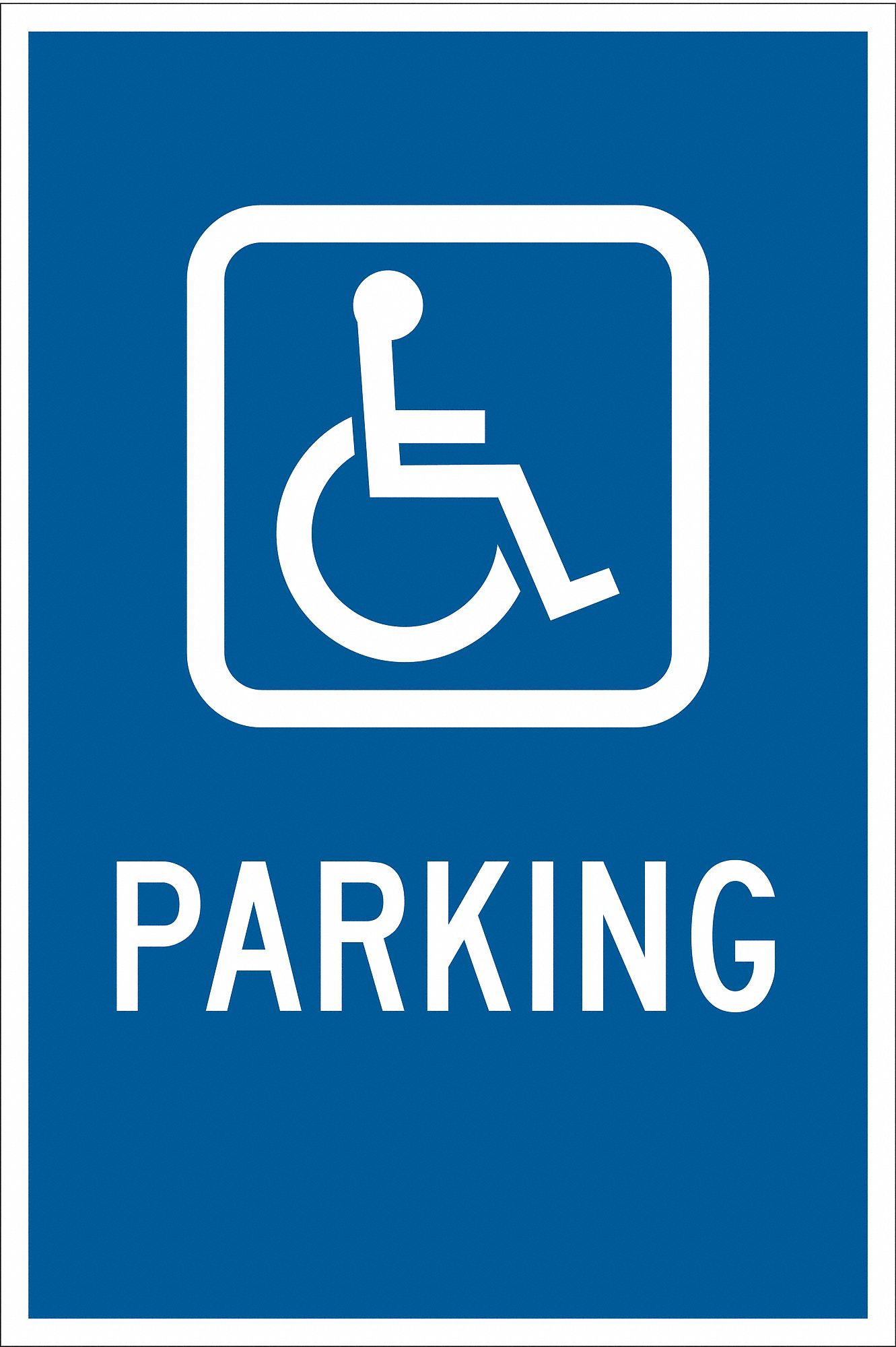 BRADY Letrero de Estacionamiento para Personas con Discapacidad ...